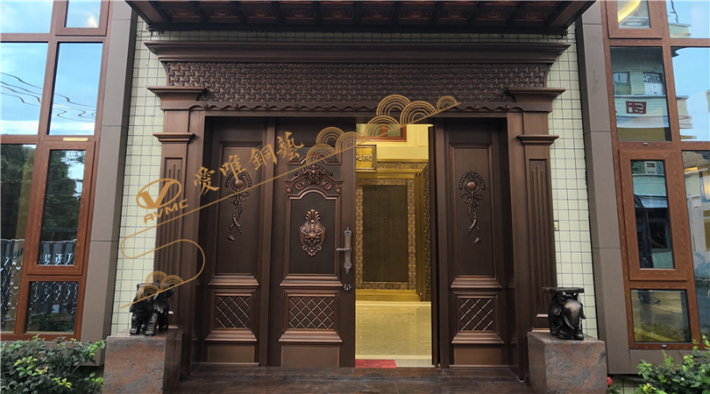 愛(ài)唯別墅銅大門