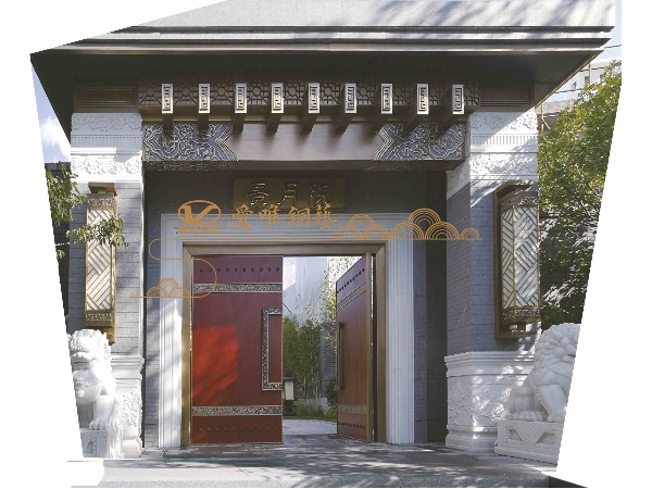 在銅門生產廠家中脫穎而出的愛唯銅門