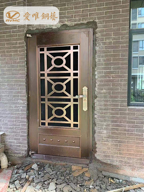 愛(ài)唯銅藝銅門工程案例